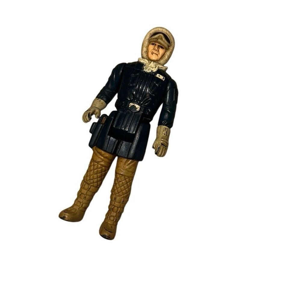 Vintage 1980 Star Wars Empire Strick Back Han Solo Hoth Battle Action Figure